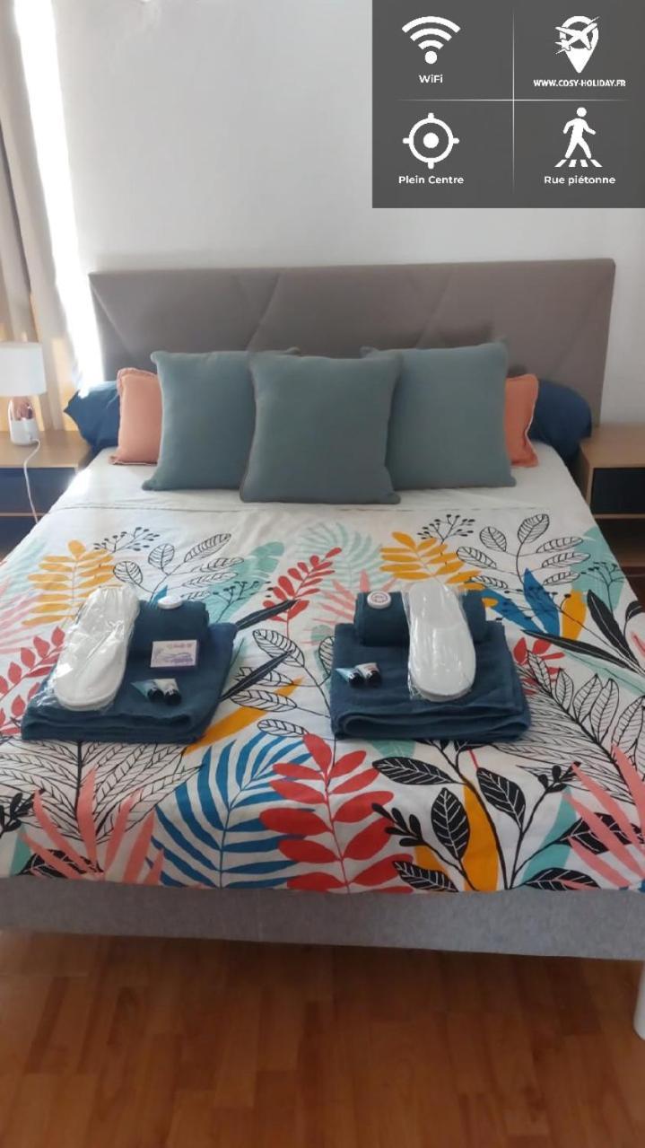 **** Very Central Ajaccio 36 Rue Fesch, Cosy Flat In City Center Pedestrian Street, Up To 4 People **** Buitenkant foto
